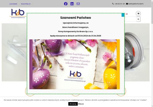 „KOMPONENTY DO BRAM” SPÓŁKA Z OGRANICZONĄ ODPOWIEDZIALNOŚCIĄ